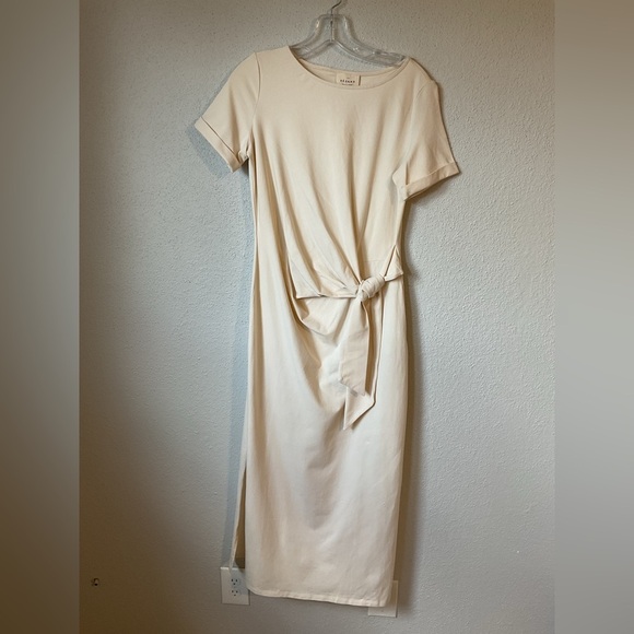 NWT Sezane Pippa Maxi Dress in Crème Size Small - Picture 4 of 13